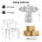 Round Pedestal Dining Set Mid-Century Modern Wooden Table & Upholstered Chair Set For Home, Kitchen, Dining Room-160585611-160585609-160585613