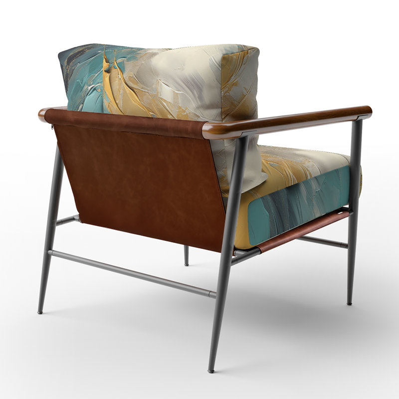 Fauteuil d'appoint Creel, Noir, noir, noir, noir