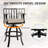 3-Piece Bar Dining Set With Swivel Armrest Chairs And Square Table-673667705-673667707