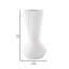 Vase en céramique Sunnat avec motif ondulé, blanc-1426785869