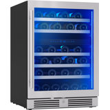 Zephyr Presrv 24" 45-Bottle Dual Zone Wine Cooler