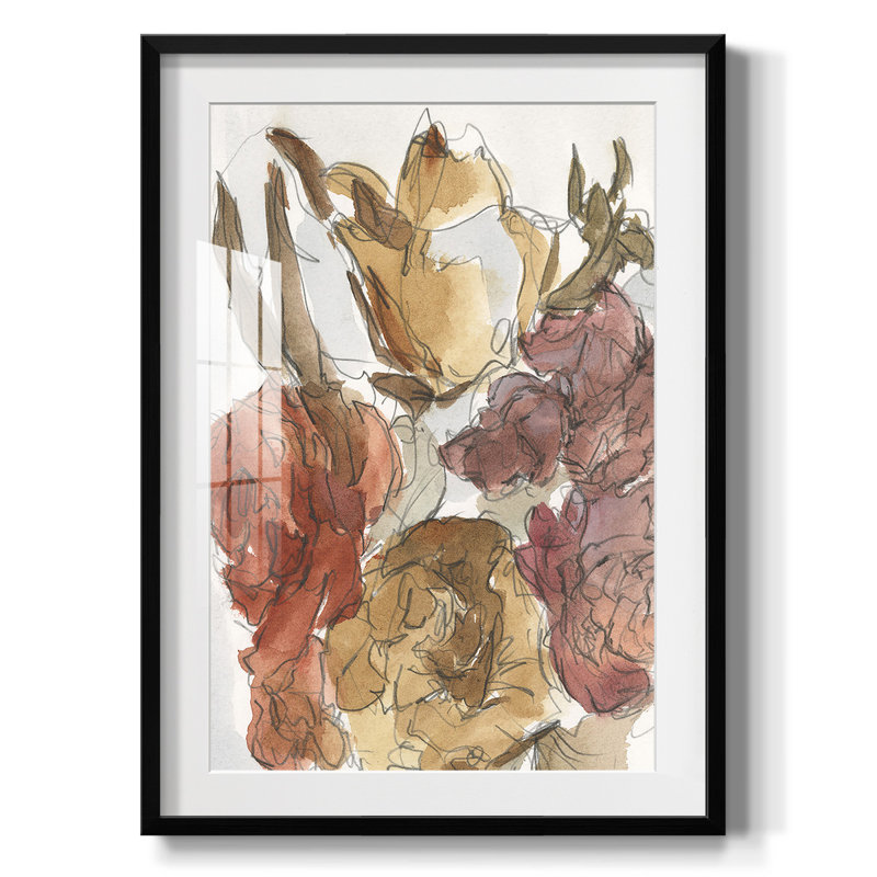 «Greek Blessing II», reproduction d'un seul cadre, Papier avec cadre noir, Blanc