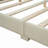 Upholstered Platform Bed, PU Leather