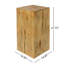 Table de bout ressemblant à du bois, hauteur de 27,02 po, teinte naturelle, fonctionnelle pour les décorations intérieures et extérieures hautes, apparence de finition, cas d'utilisation-350375192