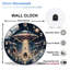 Horloge murale UFO Alien World - horloge murale 12 po
