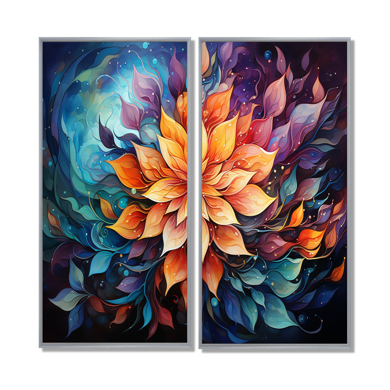 Méditation «Mindfulness Mandala I», art traditionnel vert, impressions sur toile, H 20 po x l 24 po, Argent argent