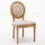 Chaise de salle à manger en velours-1856252981