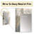 Grey Beige Geometric Blend II - Minimalism Decorative Mirror, Gray Wall Mirror, Printed Metal Art-838811724