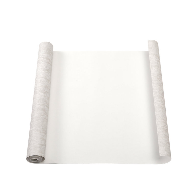 Plain Grey Non-Woven Embossed Wallpaper