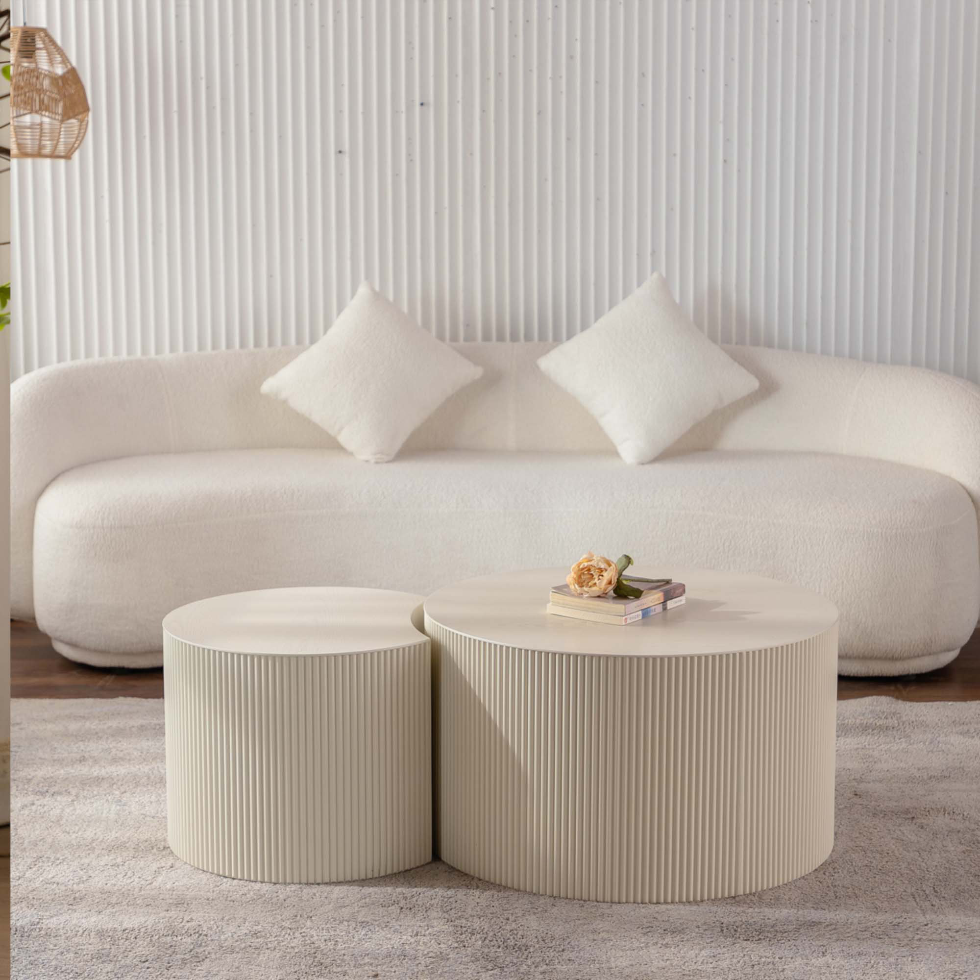 Everly Quinn Round Wood Coffee Table - Wayfair Canada