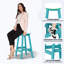 Tabouret de bar en PEHD aspect bois-1201081006