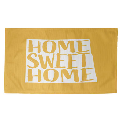 Tapis de la zone jaune doux home North Dakota