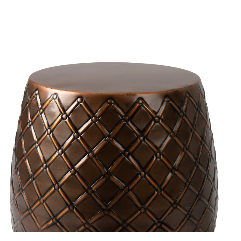 Tabouret en métal Masboro, Cuivre