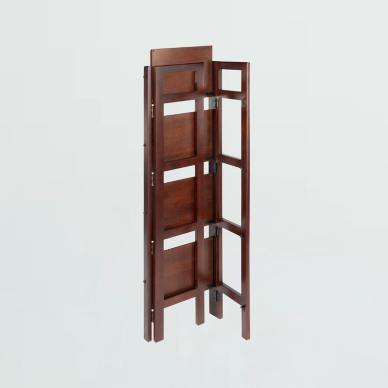 Akridge Etagere Bookcase, Antique Walnut