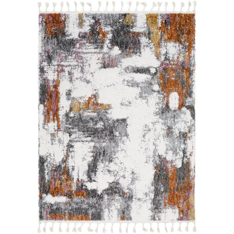 Osterberg Performance Abstract Indoor Rug, Rectangle 5'2" x 7'