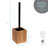 Bath Bliss Plastic Toilet Brush and Holder
