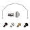 Anferney 6-Sided Bay Window Single Curtain Rod & Hardware Set