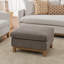 Repose-pieds rembourré en duvet d'oie Cami-782239668