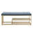 Muammar 47'' W Upholstered Storage Bench with Metal Frame-1832387819
