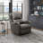 Faux Leather Upholstery Reclining Chair 1Pc Living Room Furniture Comfort Seating