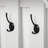 Modern style coat rack with 5 hooks and mirror-645468221