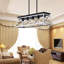 Rustic Style 5- For Dining - Adjustable Height White Lampshade Iron Wood Materials Room &