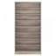 Armoire à chaussures grise 31,49 "de largeur, 9 niveaux 40-45 paires Armoire de rangement pour chaussures autoportante en bois robuste