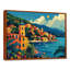 Orange, bleu, riviera italienne, art mural Italie-1316992543-1339202962