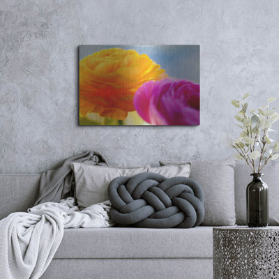 "Renoncule en orange et rose" par Pamela Plummer
