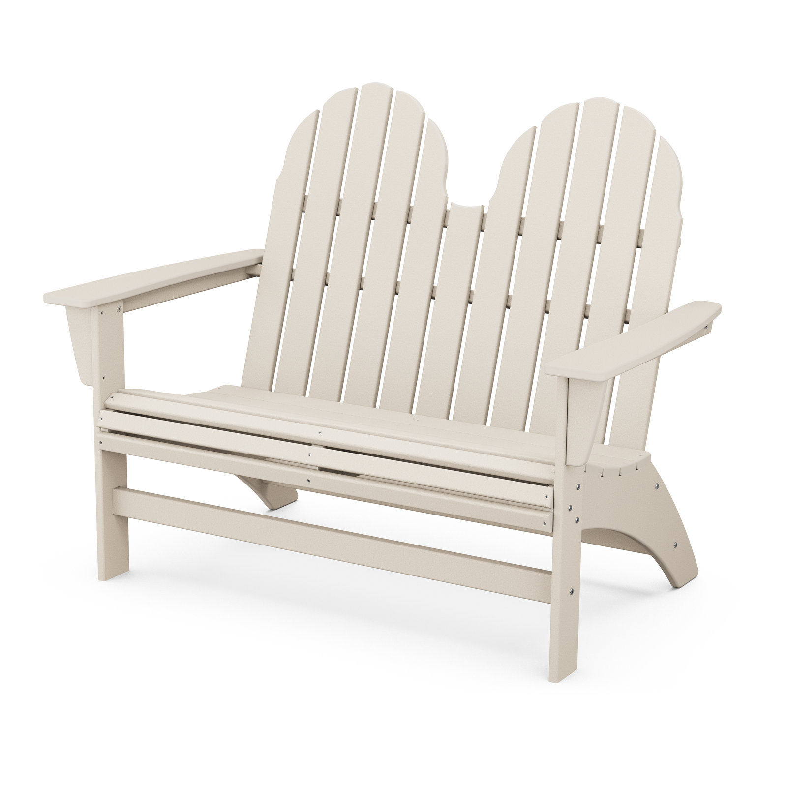 POLYWOOD® Vineyard 50" Patio Bench, Sand