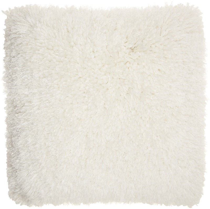Square Pillow Cover & Insert, White
