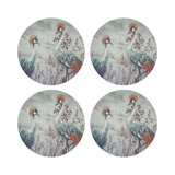 Crested Crane Pebble 16" Vinyl Placemat