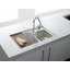 Indio® 33" L x 21.125" W Double Basin Undermount Kitchen Sink with Accessories-1855540083-1862850624