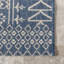 Tapis d'intérieur / extérieur bleu tissé à la main Royalston-2003548960