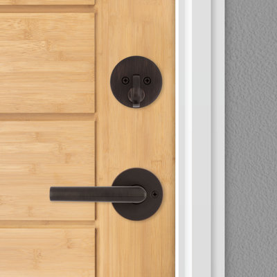 Kwikset Milan Round Keyed Lever
