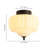 Glint 1 - Light Schoolhouse Milk Glass Flush Mount Ceiling Light for Hallway
