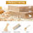 Bread Slicer for Homemade Bread,16" Wooden Sourdough Bread Knife with Bow Design