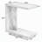 C-Shaped End Table, Wood Side Table Nightstand