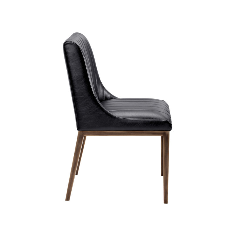 Spiva Upholstered Dining Chair, Vintage Black