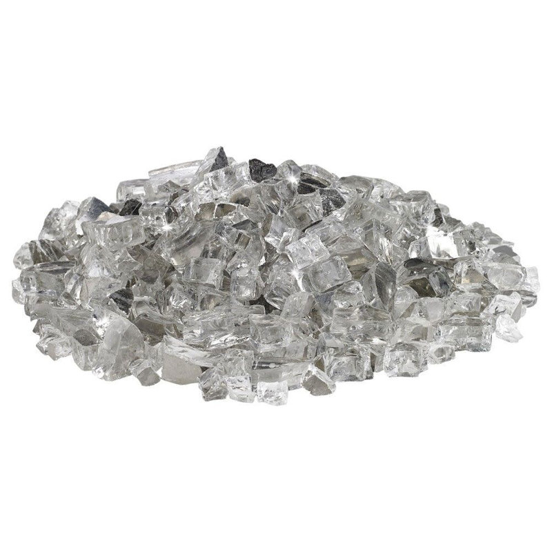 Starfire Reflective Clear Glass Fire Pit Fuel