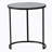 Set of 2 Round End Table, Stacking Side Tables with Sturdy Metal Frame