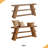 Storage Side Table,3-Tier Console Table,Sofa Table
