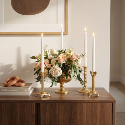 Flameless Taper Candle Set