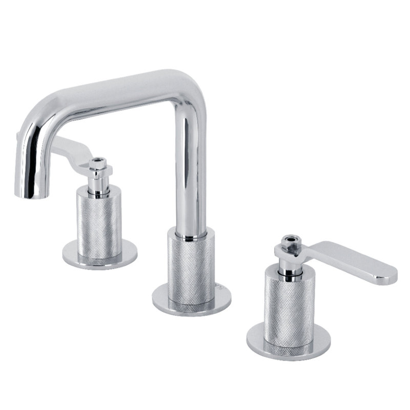 Robinet de salle de bain espacé Kingston, Chrome poli