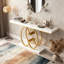 Modern Narrow Console Table Sofa Accent Table for Hallway