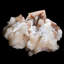 Apophyllite exceptionnellement rare avec stilbite sur calcédoine