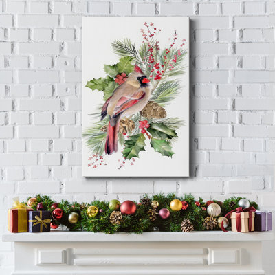 " Cardinal Holly Christmas Collection B "