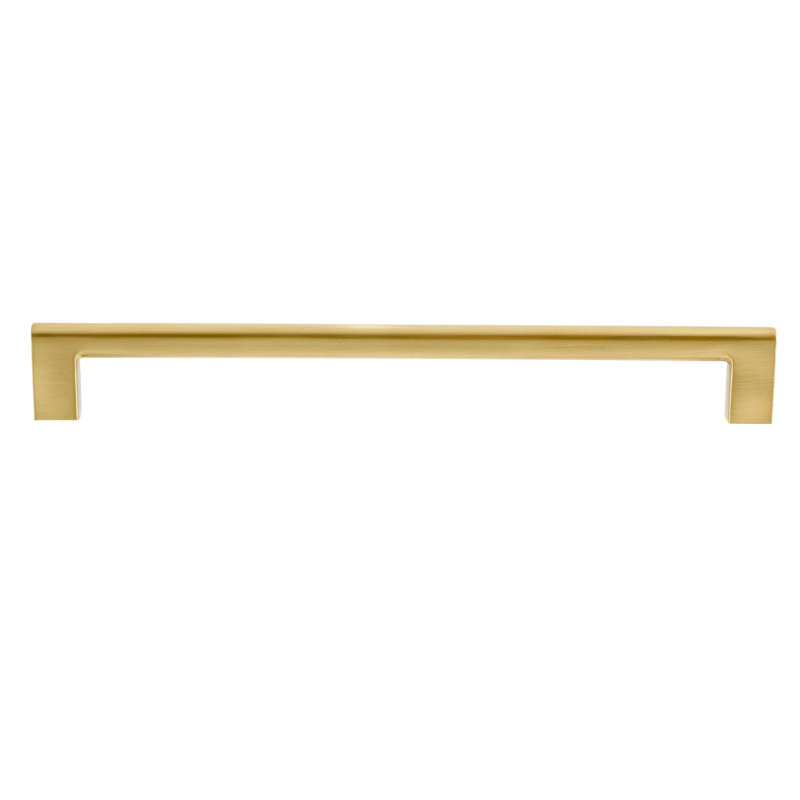 Ensemble de poignées en laiton satiné 10 po Vail, Laiton satiné, 10"