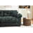 Pleated Chenille Three-Seater Sofa-1569624492