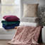 Cosy Diamond Faux Fur Soft 130x170cm Blanket Throw-75032271